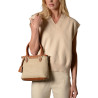 Laurene FANTASIA, petit sac cabas toile tressée beige