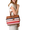 Pyla FANTASIA, sac à main à rayures multicolores