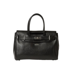Pyla BUNI, petit sac à main cuir noir