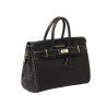 Pyla Fantasia, petit sac à main toile tressée noire