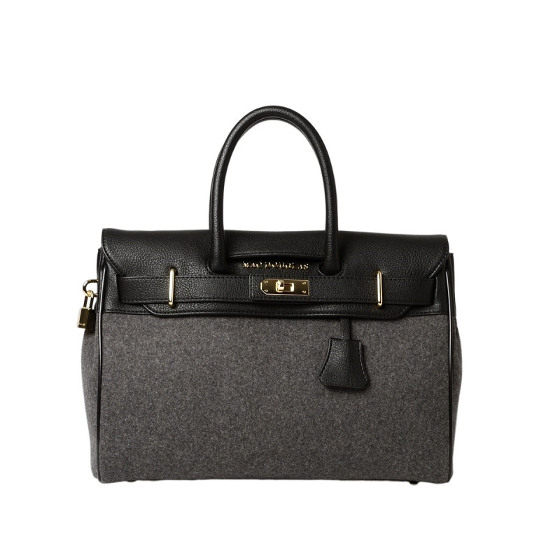 PYLA FANTASIA, petit sac à main à motif mohair gris