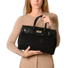 Pyla FANTASIA, sac à main à motif mohair noir