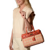 Pyla FANTASIA, petit sac à main à motif pied de coq  corail
