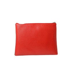 Limace BUNI, grande pochette plate cuir