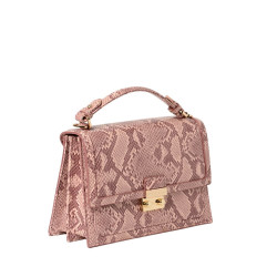 Joyau BRYAN, petit sac cartable aspect python