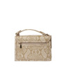 Joyau BRYAN, petit sac cartable motif python bicolore bleu