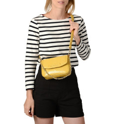 KIRIBATI BRYAN, petit sac à main motif python noix