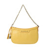 Tyler BRYAN, petit sac baguette motif python jaune