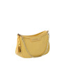 Tyler BRYAN, petit sac baguette motif python jaune