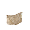 Tyler BRYAN, petit sac baguette motif python jaune