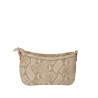 Tyler BRYAN, petit sac baguette motif python jaune