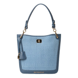 Kentucky FANTASIA, petit sac porté épaule tressé jean clair