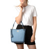 Kentucky FANTASIA, petit sac porté épaule tressé jean clair