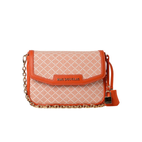 KIRIBATI FANTASIA, petit sac à motif losange azur