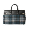 Pyla Fantasia, petit sac à main à motif écossais écru et noir