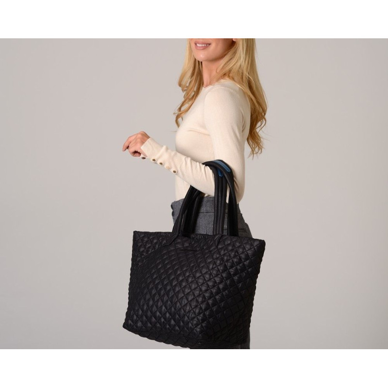 Marrakech Miami grand sac cabas matelass noir