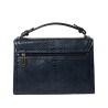 JOYAU BRYAN, sac cartable motif python noir