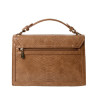 JOYAU BRYAN, sac cartable motif python noir