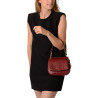 Garance ROMY, mini sac besace cuir grain croco