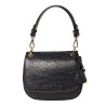 Garance ROMY, mini sac besace cuir grain croco