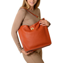 Kentucky ROMY, grand sac porté épaule cuir