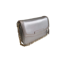 Kiribati Romy, petit sac à main grain carré argent