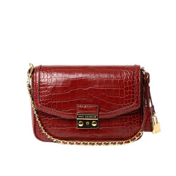 Medan ROMY, sac cuir grain croco