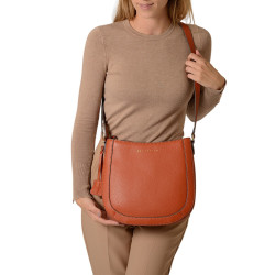 PACHA ROMY, sac bandoulière caramel