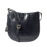 Pacha ROMY, sac bandoulière cuir grain croco