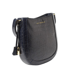 Pacha ROMY, sac bandoulière cuir grain croco