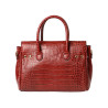 Pyla ROMY, mini sac à main cuir grain croco