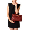 Pyla ROMY, petit sac à main cuir grain croco