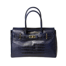 Pyla ROMY, petit sac à main cuir grain croco