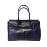 Pyla ROMY, petit sac à main cuir grain croco