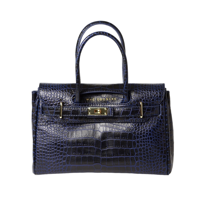 Pyla ROMY, petit sac à main cuir grain croco