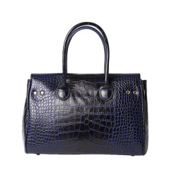 Pyla ROMY, petit sac à main cuir grain croco