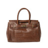 Pyla ROMY, petit sac à main cuir grain croco