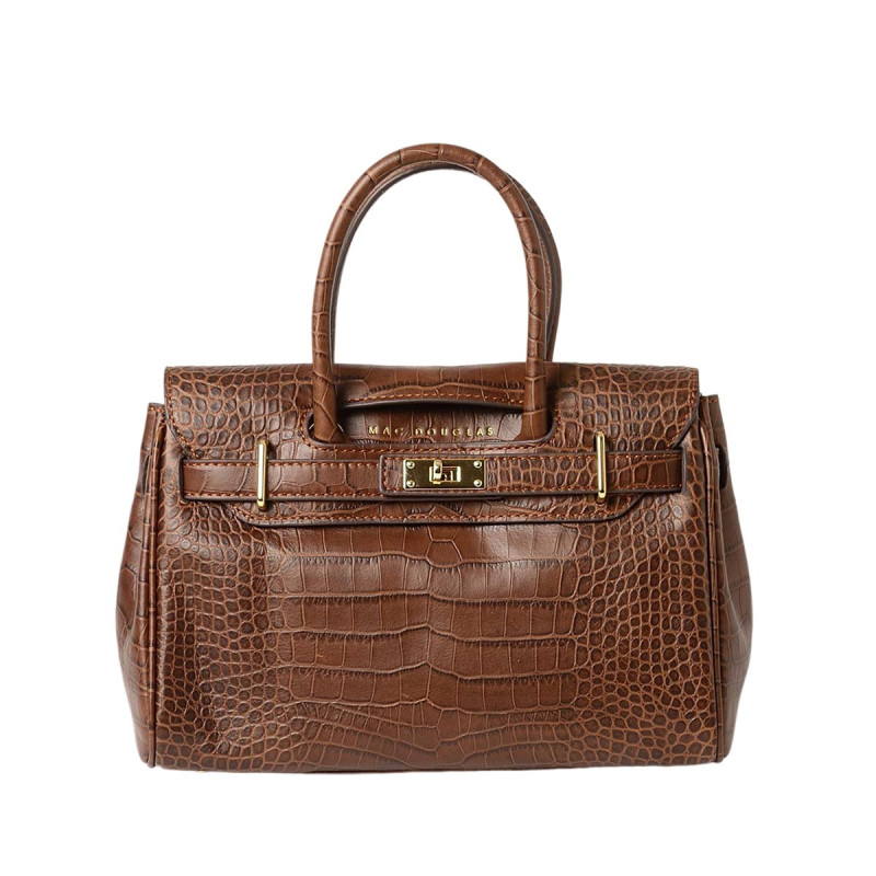 Pyla ROMY, petit sac à main cuir grain croco