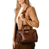 Pyla ROMY, petit sac à main cuir grain croco