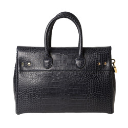 Pyla ROMY, sac à main cuir grain croco