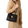 RIVOLI ROMY, petit sac à main châtain