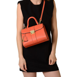 RIVOLI ROMY, petit sac à main châtain