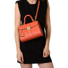 RIVOLI ROMY, petit sac à main châtain