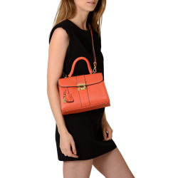 RIVOLI ROMY, petit sac à main châtain