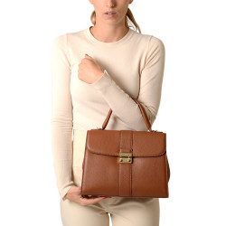 RIVOLI ROMY, sac à main caramel