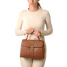 RIVOLI ROMY, sac à main caramel
