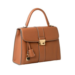 RIVOLI ROMY, sac à main caramel