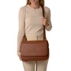 ROOSEVELT ROMY, sac besace caramel