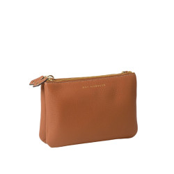 SPRITZ ROMY, sac pochette châtain