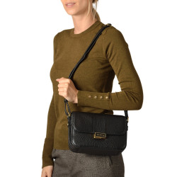 TOUPIE ROMY, sac travers châtain